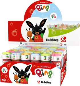 Shoppartners 3x Bing bellenblaas flesjes met spelletje 60 ml voor kinderen Uitdeelspeelgoed Grabbelton speelgoed
