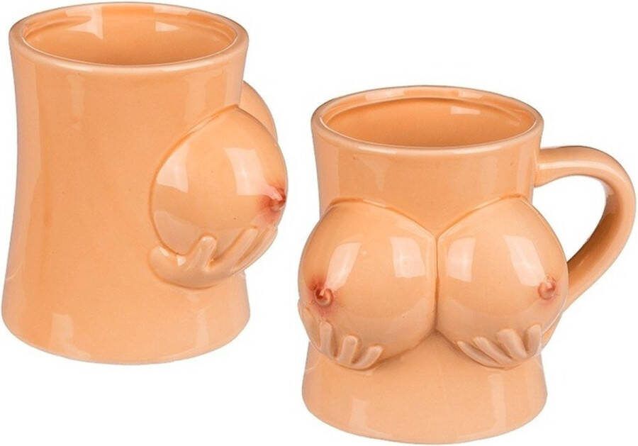 Shoppartners Borsten fun mok vrijgezellenfeest kantoor hoogwaardig keramiek 300 ml