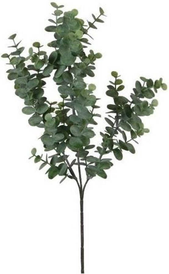 Shoppartners Grijs groene Eucalyptus kunsttak kunstplant 65 cm Kunstplanten kunsttakken Kunstbloemen boeketten