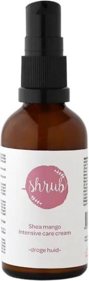 SHRUB Gezichtscrème Droge Huid met Shea Butter en Mango