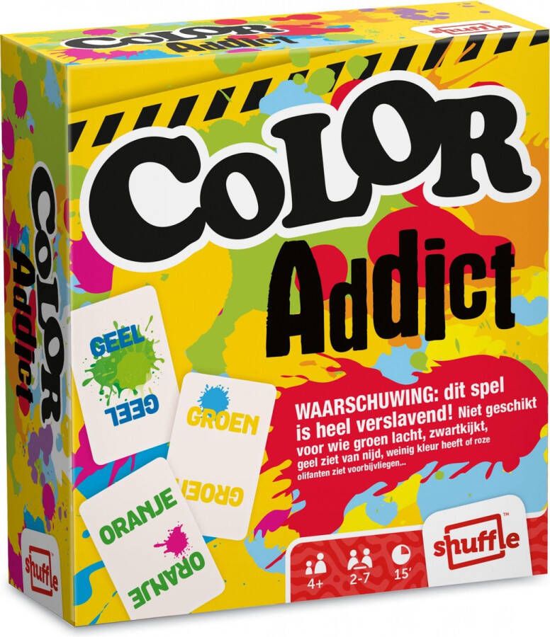 Shuffle Color Addict Kaartspel Partyspel Familiespel