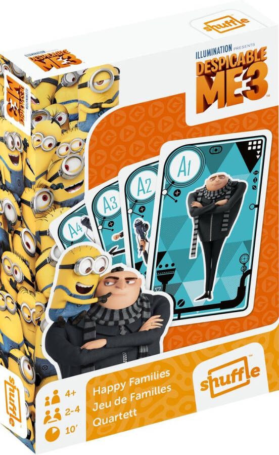 Shuffle Despicable Me 3 Kwartet en Actiespel