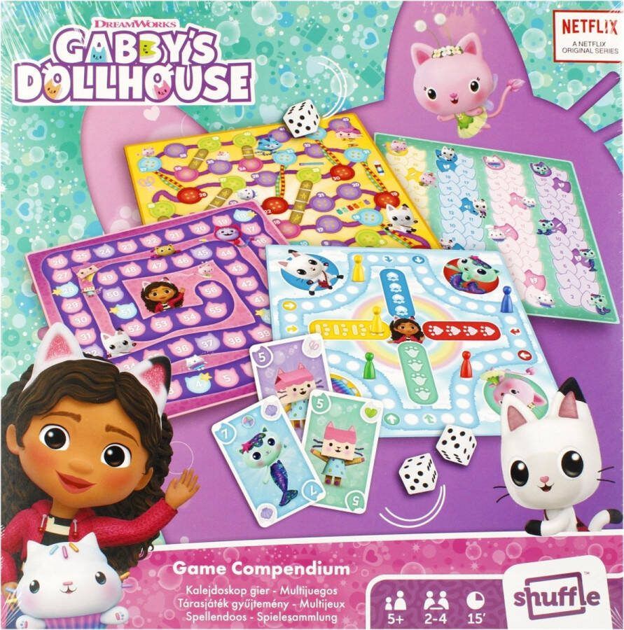 Shuffle Gabby's Dollhouse Game Compendium Gabby's Poppenhuis Spellenverzameling