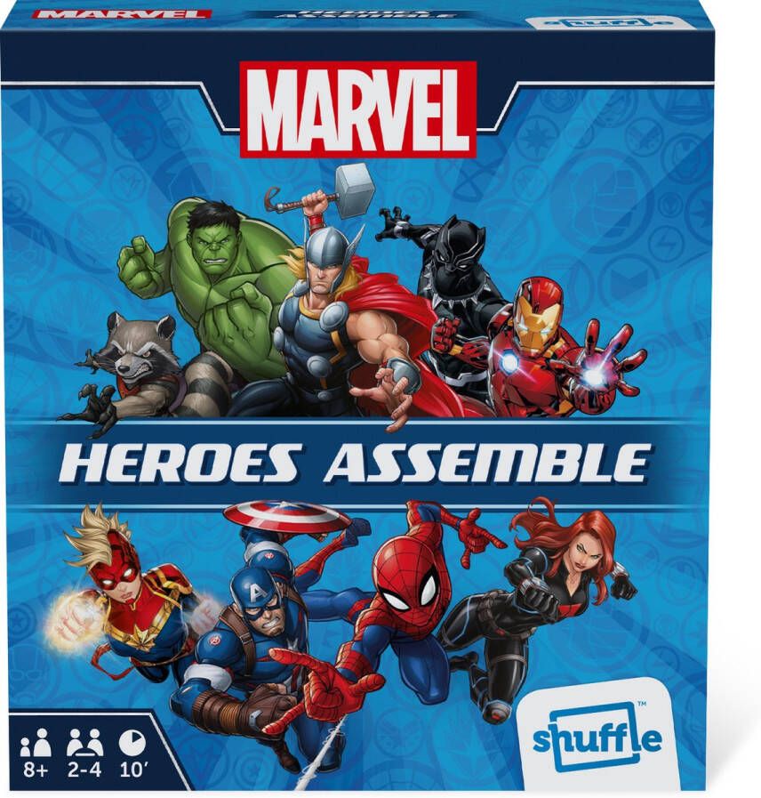 Shuffle Marvel Heroes Assemble Kaartspel Familiespel Coöperatief Kaartspel Voor fans van Marvel Snap