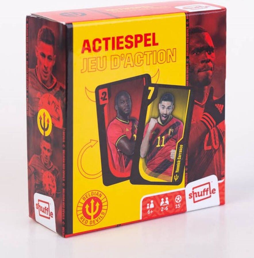 Shuffle Rode Duivels Belgian Red Devils Kaartspel Actiespel