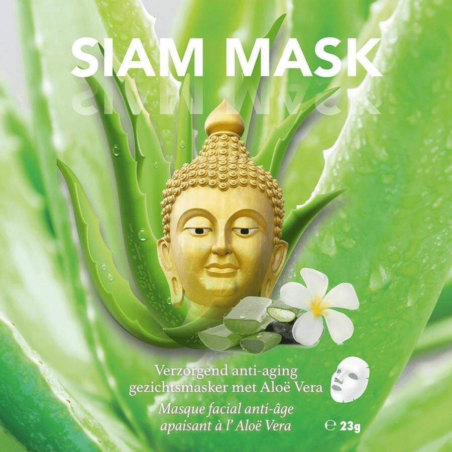 Siam Mask . Verzorgend anti-aging gezichtsmasker met Aloë Vera