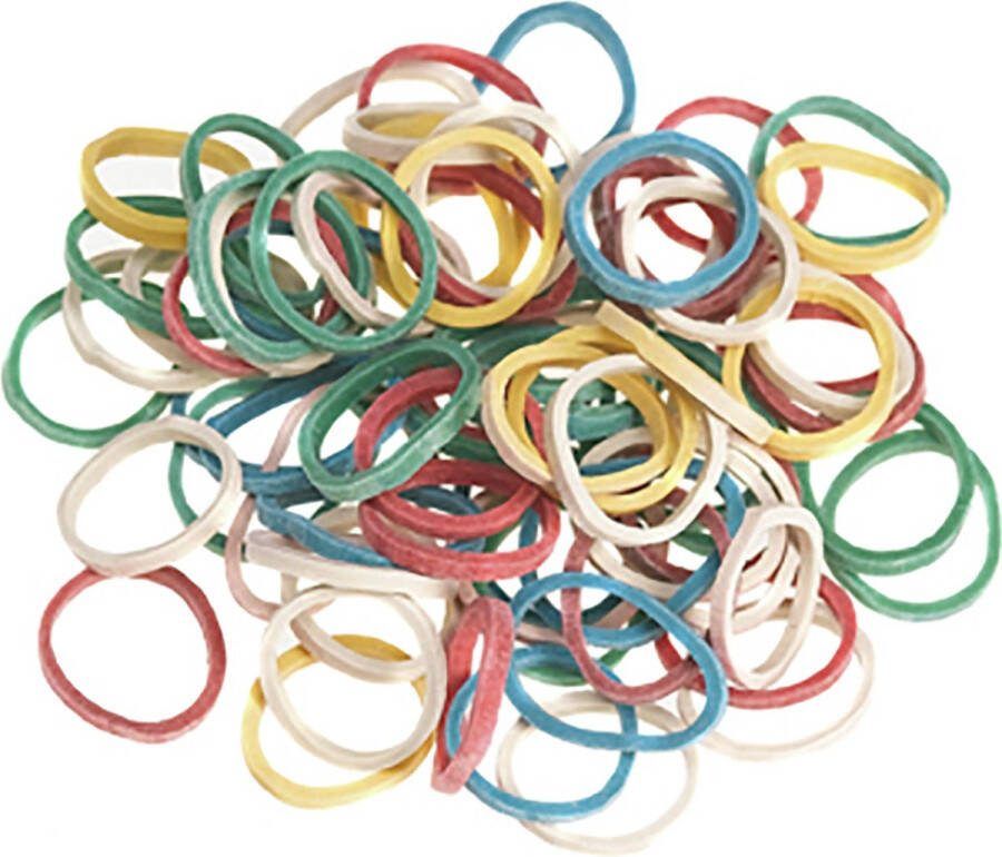 Sibel Elastiekjes Gekleurd 500 Stuks Diameter 15 mm
