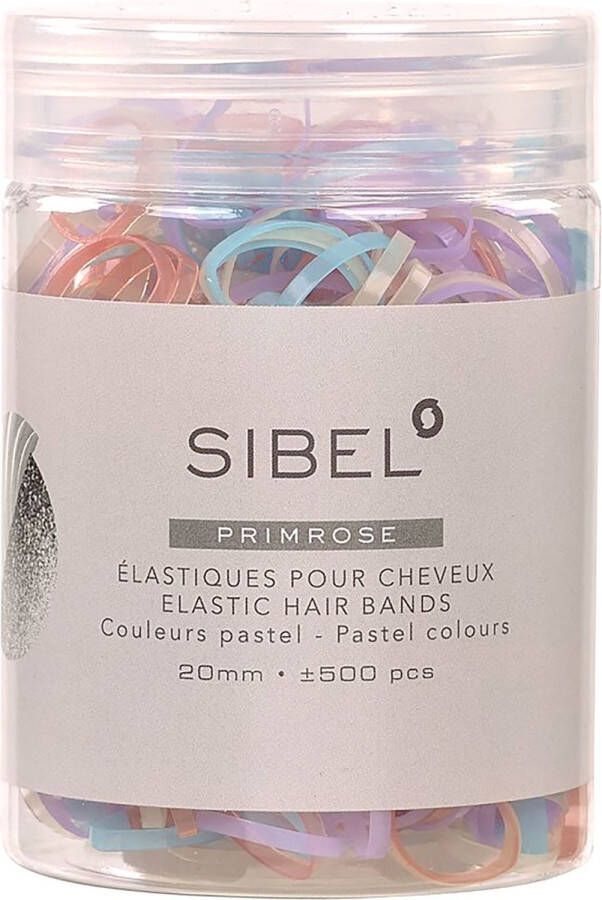 Sibel Elastic Bands Pastel 20mm 500 Stuks