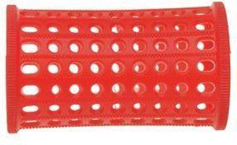 Sibel Formlockkruller rood lang + naalden rood 10st