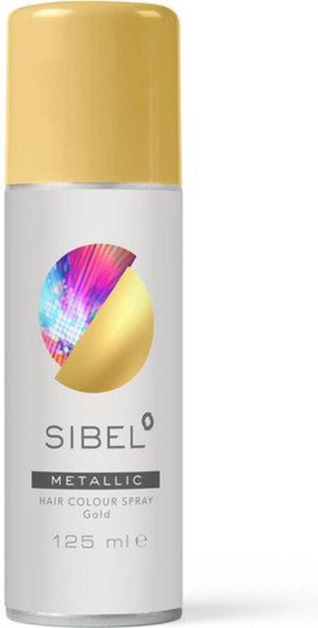 Sibel Metallic Hair Colour Spray -Goud