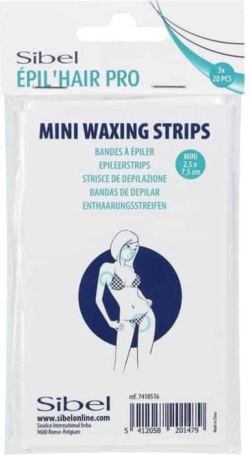 Sibel Mini harsstrips 7 5cm x 2 5cm 20 x 5 stuks