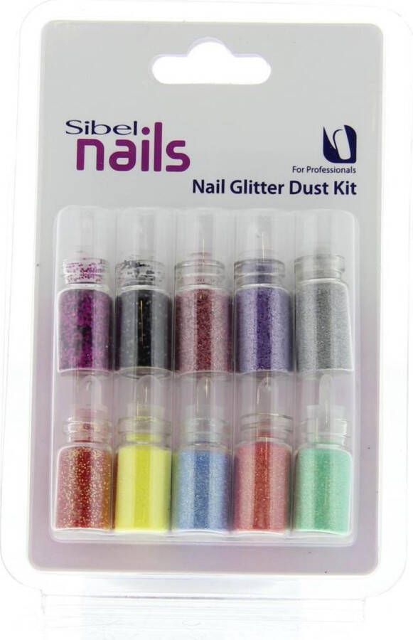 Sibel Nails Accessoire Art Nail Glitter Dust Kit