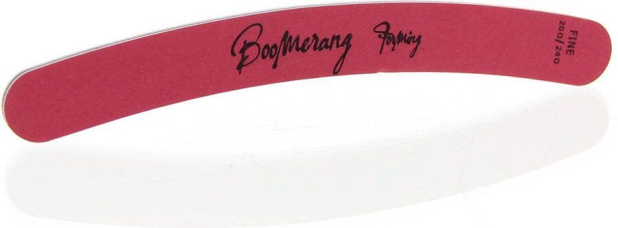 Sibel Nails Nagelvijlen Nagelvijl Boomerang Rood 200 240