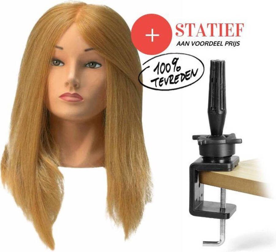 Sibel Oefenhoofd JESSICA Blond + Statief