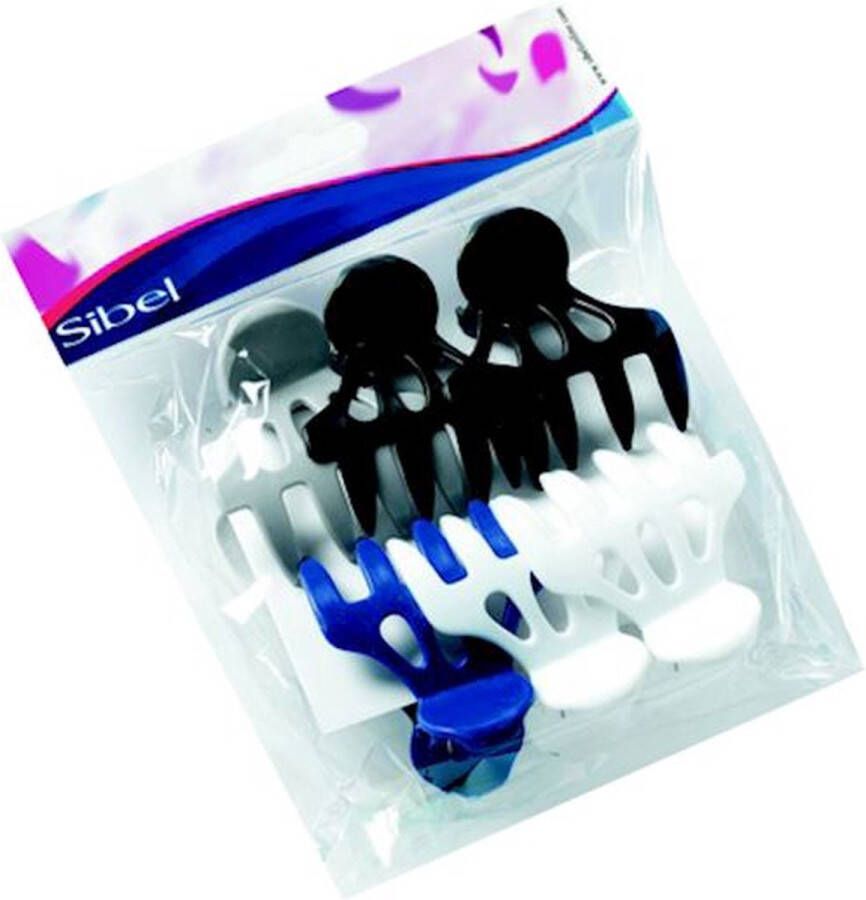 Sibel Rollerclip Plastic 6 Stk Ass