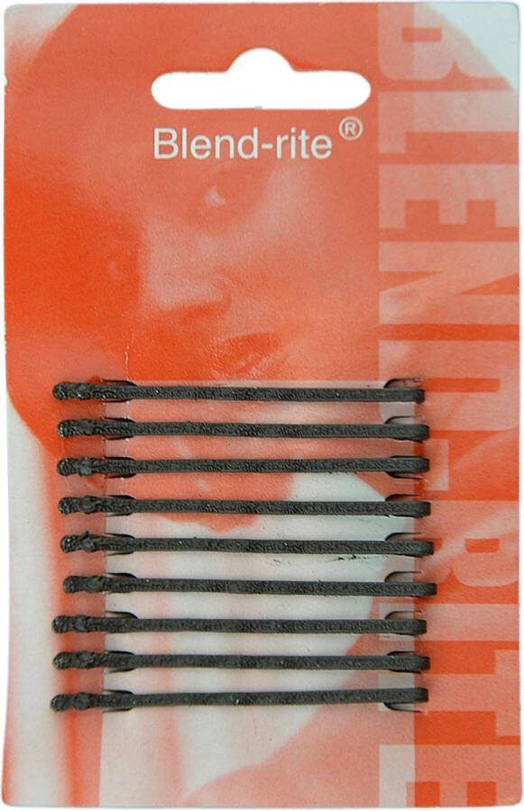 Sibel Sinelco Haarschuifjes bruin kort 50mm Bruin 9st
