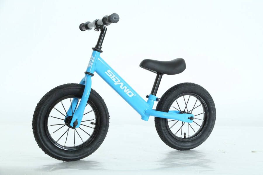 SIDANO Loopfiets voor kinderen 12 inch met luchtbanden Blauw afmetingen 83 x 38.5 x 56 cm (L x B x H)