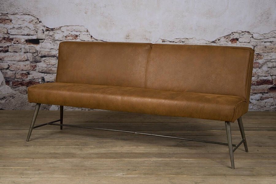 Tower Living Anli-Style Belmonte bench 155 fabric cherokee 8 cognac