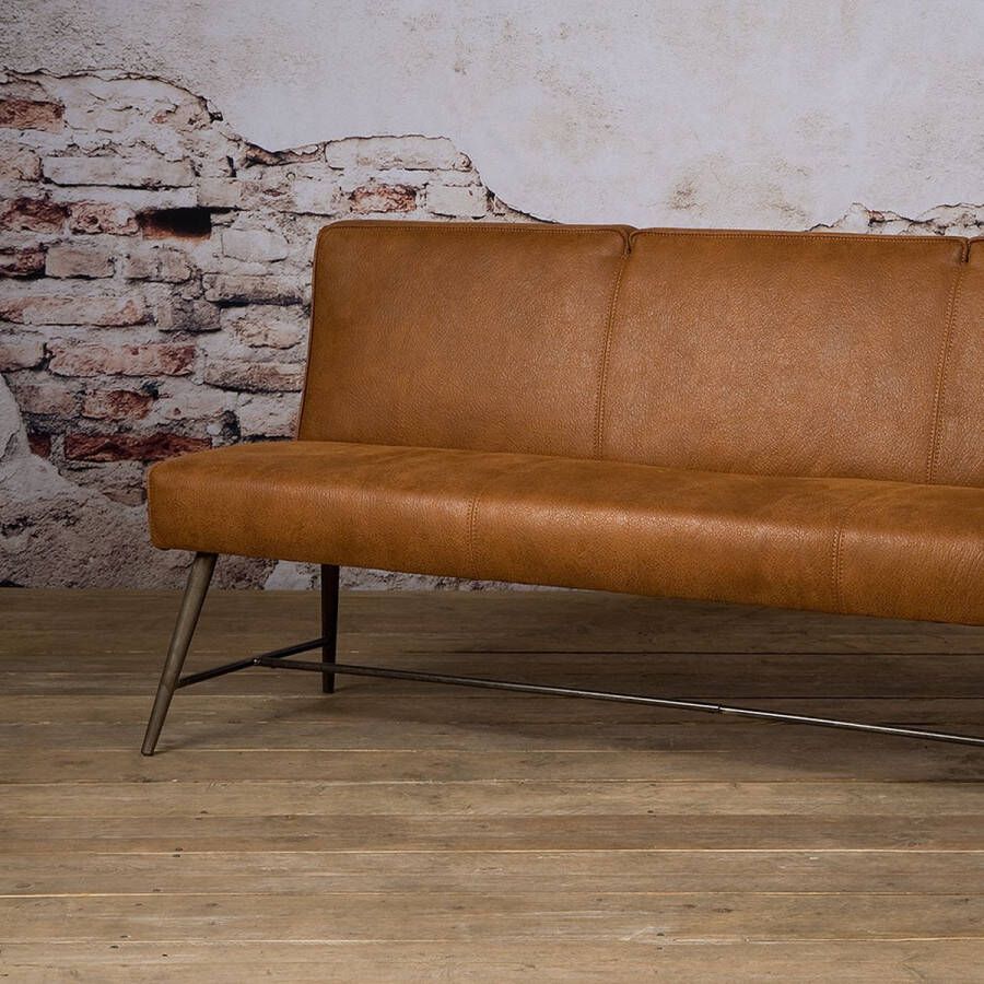 Tower Living Anli-Style Belmonte bench 185 fabric cherokee 8 cognac