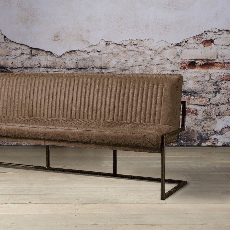 Tower Living Anli-Style Ferro bench 135 Savannah light brown 1049