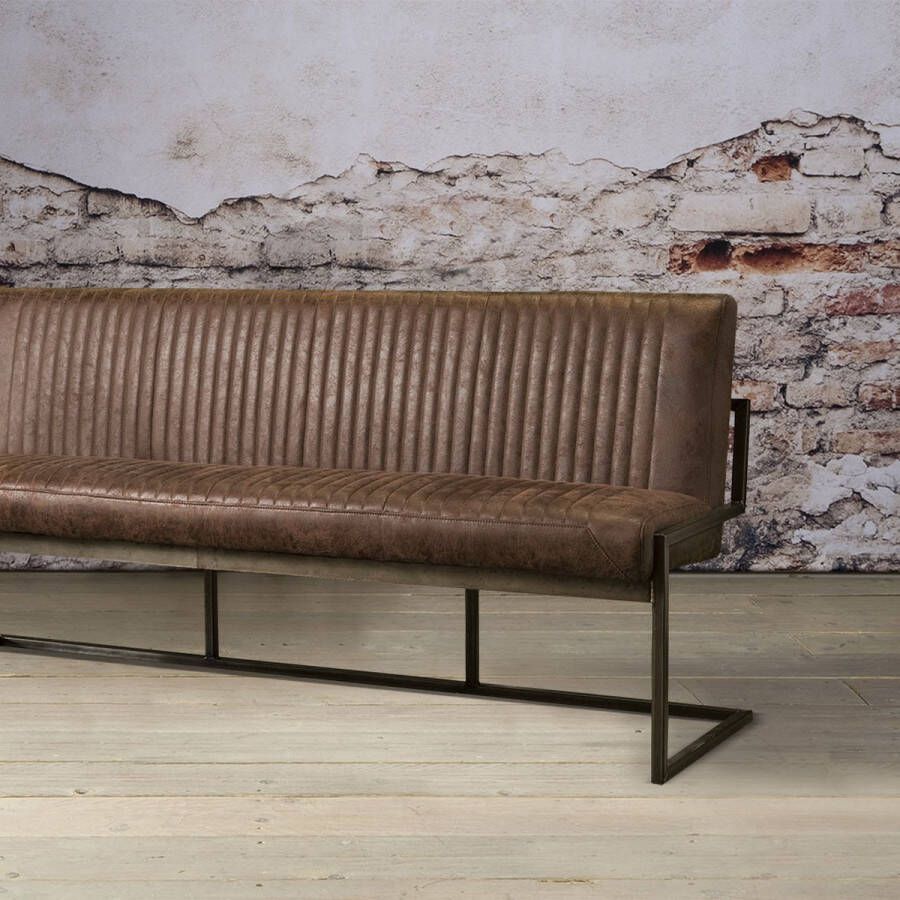 Tower Living Anli-Style Ferro bench 185 Savannah dark brown 1078-03
