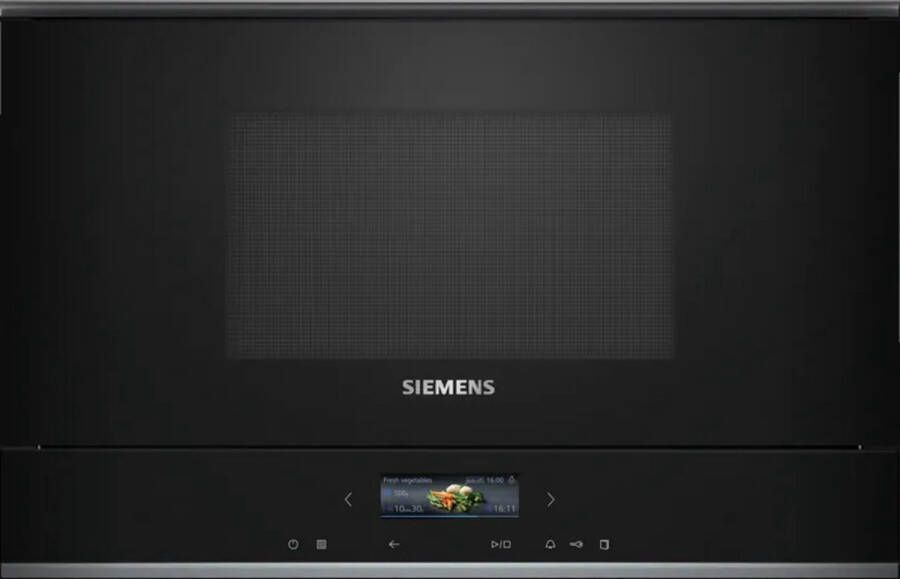 Siemens BF722L1B1 Inbouw solo magnetron Zwart