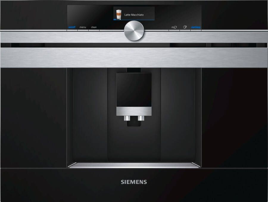 Siemens CT636LES1 iQ700 Inbouw espressomachine Zwart