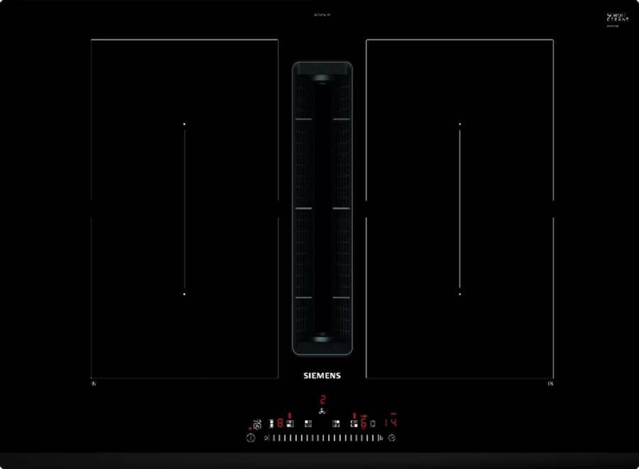 Siemens ED731FQ15E inbouw inductie kookplaat met afzuiging (71 cm)