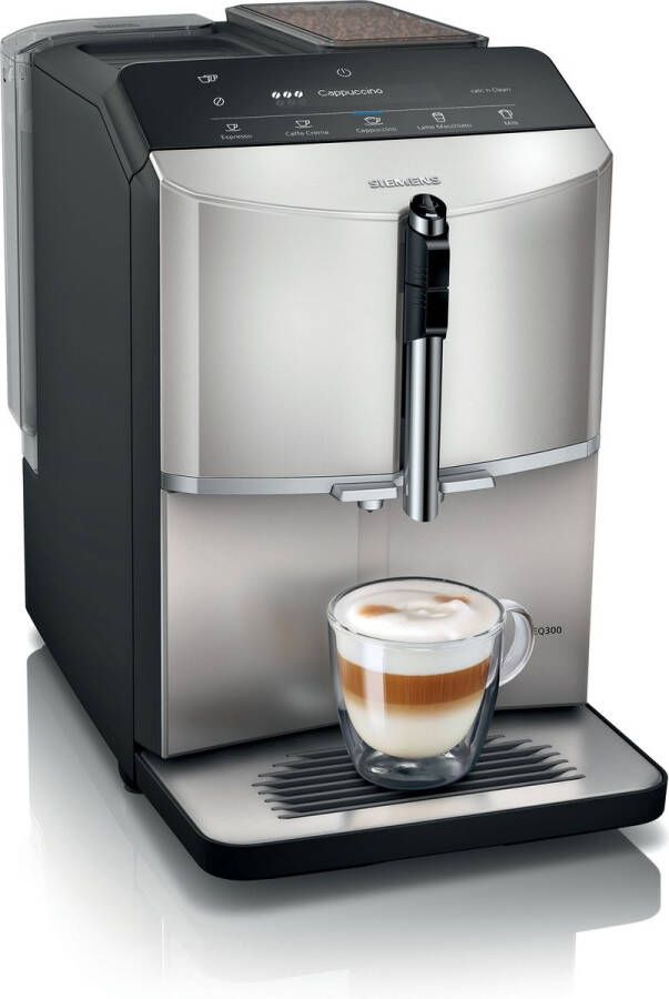 Siemens TF303E07 EQ300 Volautomatische Koffiemachine RVS Zilver Metallic