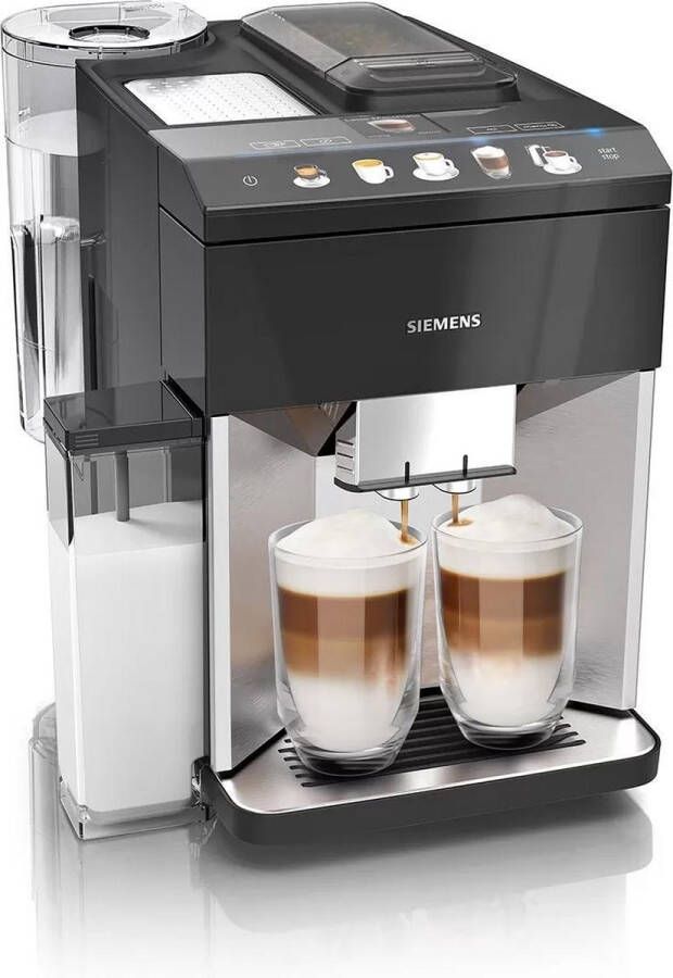 Siemens EQ500 TQ507R03 Volautomatische espressomachine Kopverwarmer Zwart RVS