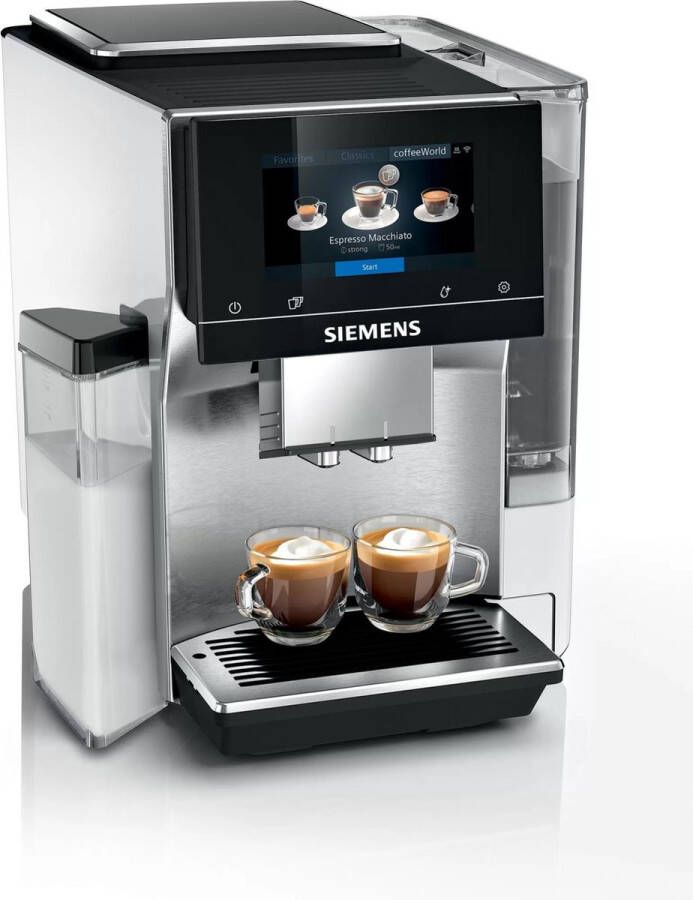 Siemens Expresso TQ705R03 Eq.700 Integral 20 Recepten 6 Versie 3 Temperaturen Touchscreen 350G GRAINLAAG