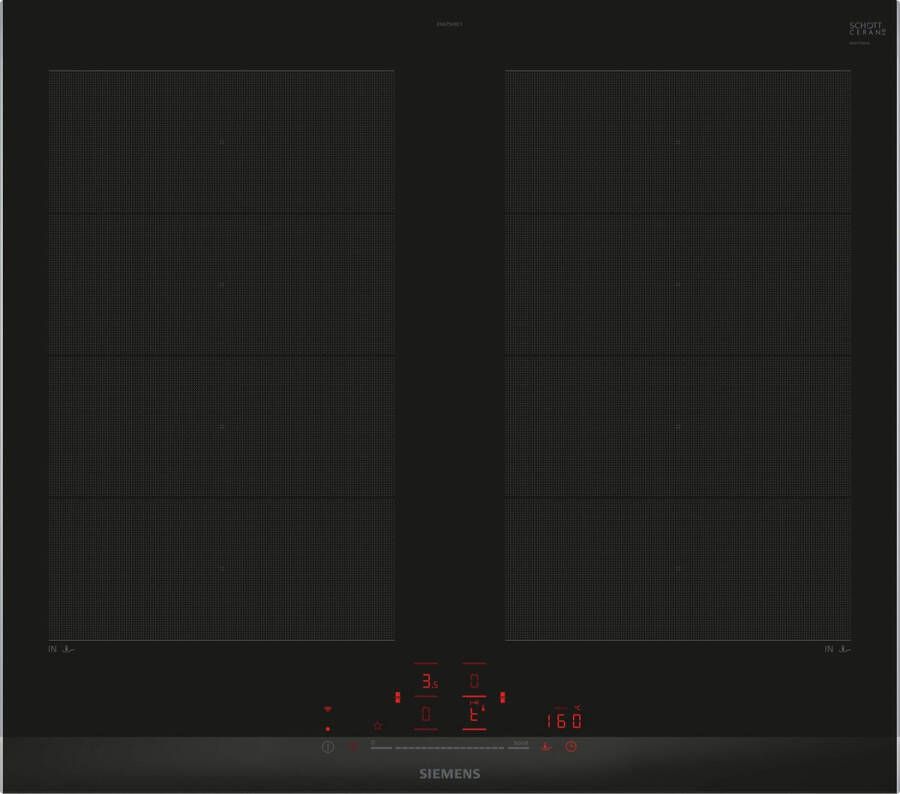 Siemens EX675HXC1E iQ700 Inductiekookplaat 60 cm Opbouwmontage met rand