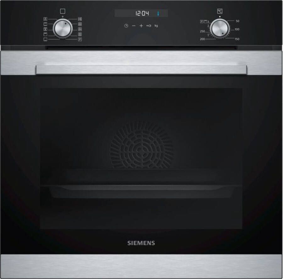 Siemens HB337A0S0 iQ500 Inbouw oven Zwart RVS
