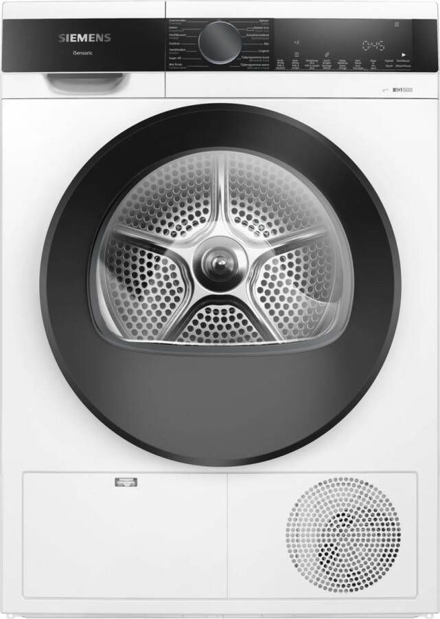 Siemens iQ500 WQ41G2P0FG wasdroger Vrijstaand Voorbelading 9 kg A++ Wit