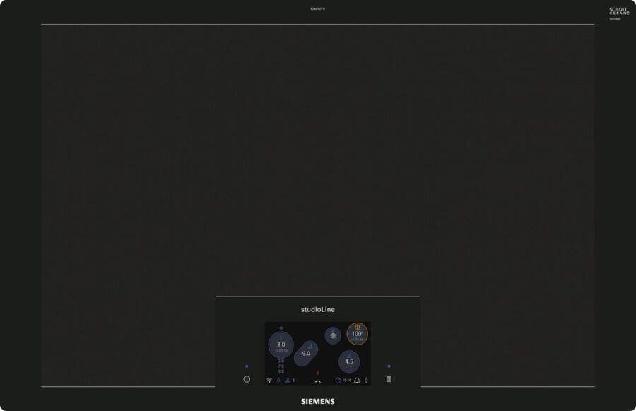 Siemens iQ700 EZ977KZY1E kookplaat Zwart Ingebouwd Zoneloze inductiekookplaat 1 zone(s)
