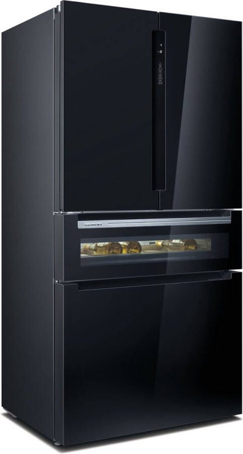 Siemens KF96RSBEA amerikaanse koelkast Vrijstaand 572 l E Zwart