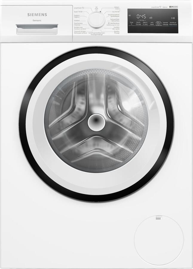 Siemens WM14N2M4FG iQ300 Wasmachine met stoom 1400 rpm Energielabel A NL FR display