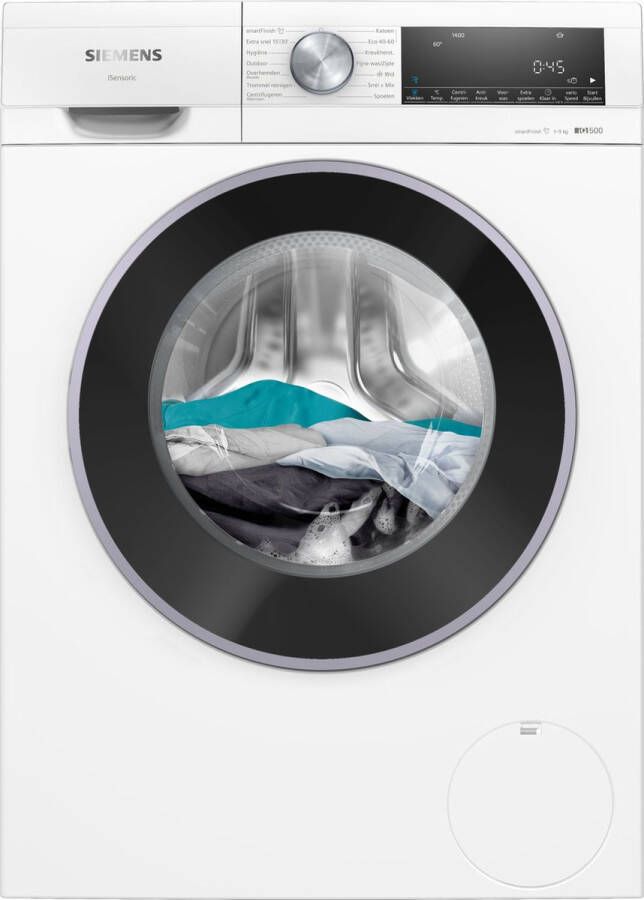 Siemens WG44G2ZANL iQ500 Wasmachine met stoom 9 kg 1400 rpm Energielabel A