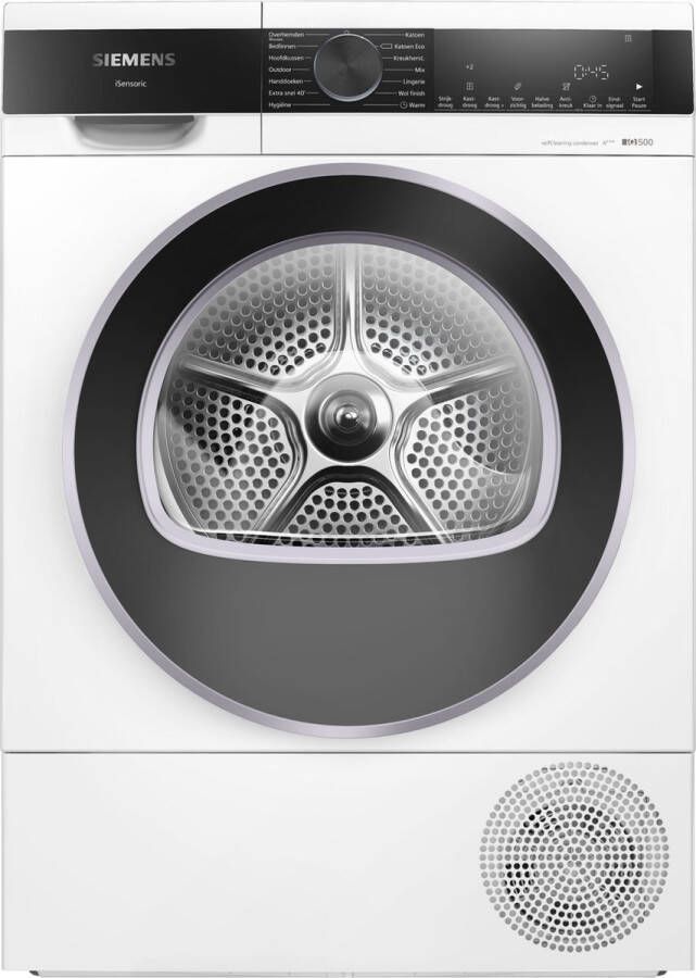 Siemens WQ35G2D0NL iQ500 Wasdroger Warmtepompdroger Energielabel A+++