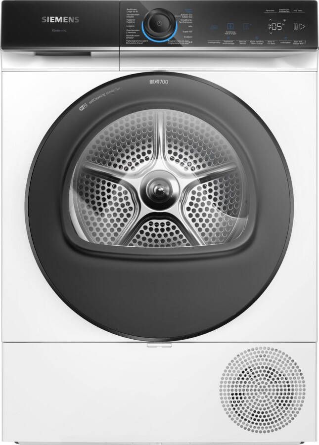 Siemens WQ46B2DAFG iQ700 Warmtepompdroger NL FR display Energielabel A+++