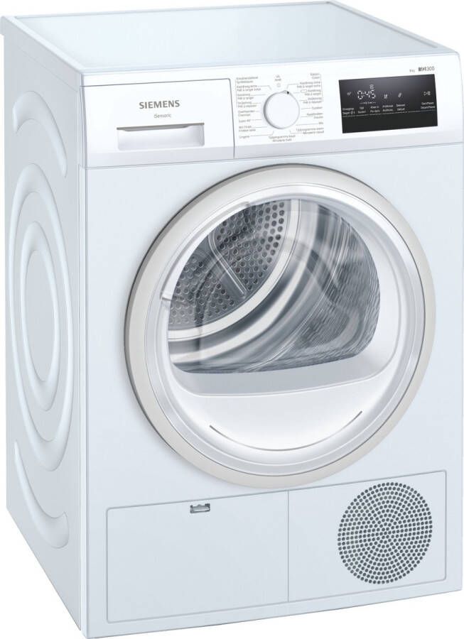 Siemens iQ300 WT45H203FG Wasdroger Condernsdroger 8 kg A++ Wit