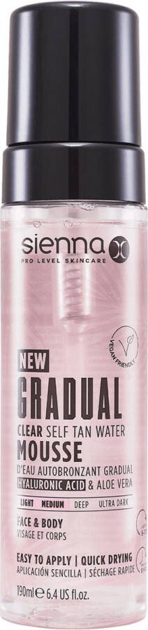 Sienna X Sienna-X Gradual Clear Self Tan Water Mousse