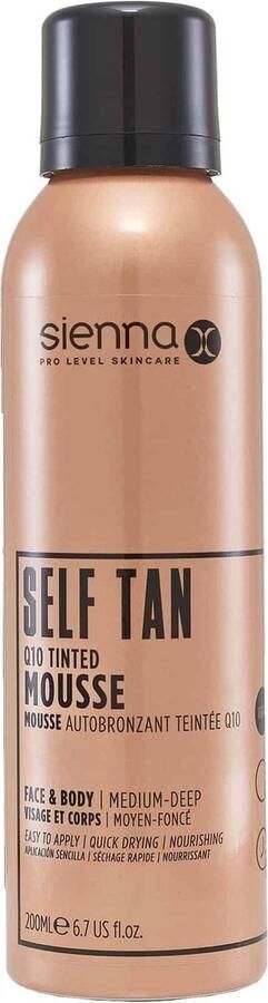 Sienna X Self Tan Q 10 Tinted Mousse