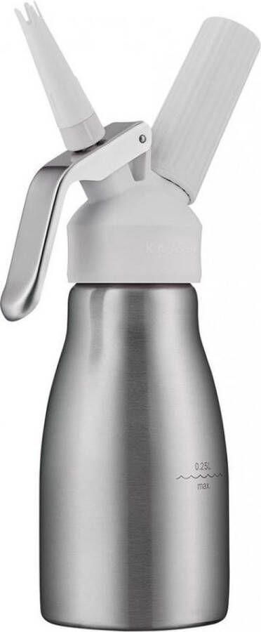 Sifon SLAGROOMSPUIT 0.25L INOX KAYSER BERNDORF