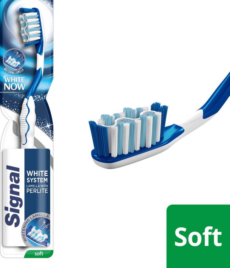 SIGNAL White System Tandenborstel Soft 12 stuks Voordeelverpakking