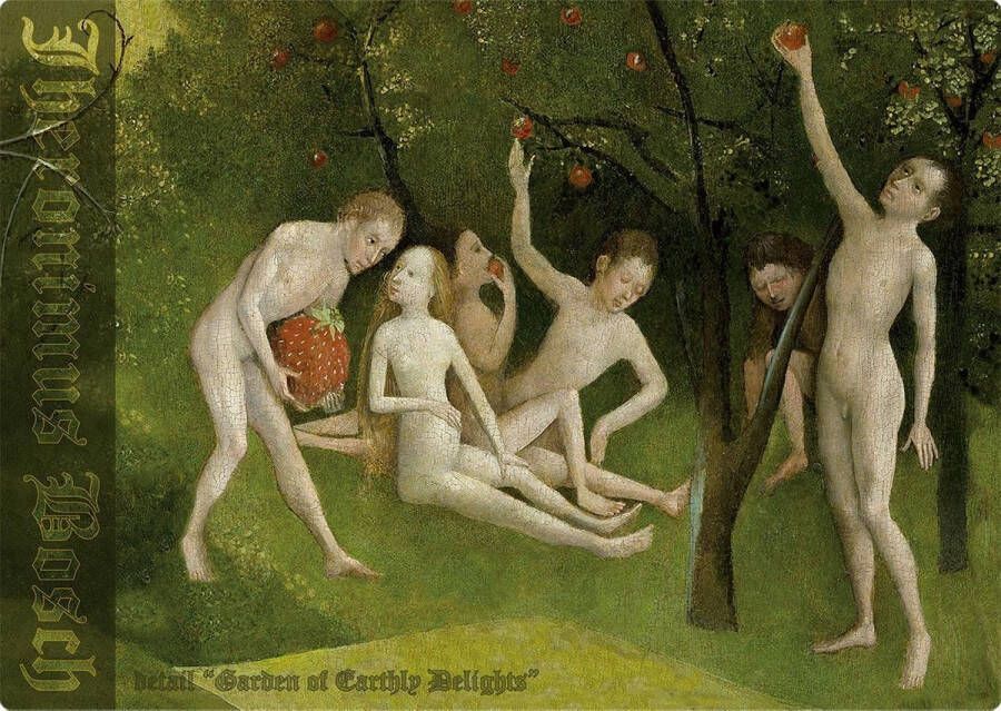 Signs of Time Jheronimus Bosch Fruiteters (wandbord)