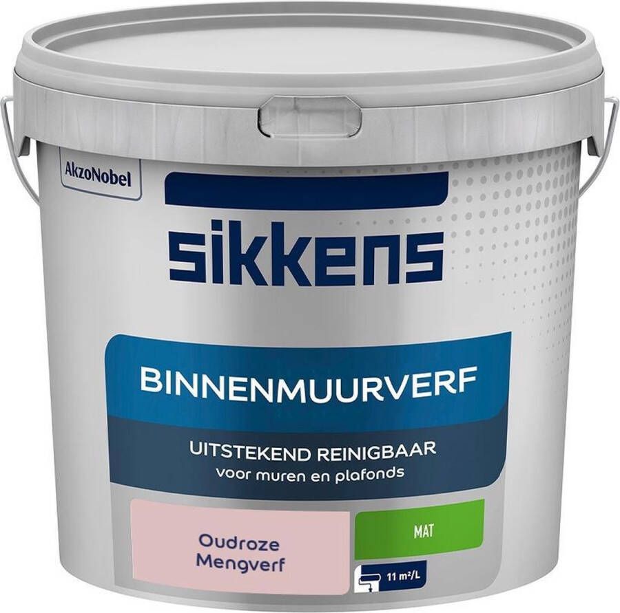 Sikkens Binnen Muurverf Mengkleur Oudroze 5 Liter