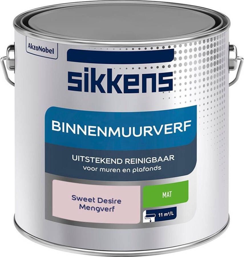 Sikkens Binnen Muurverf Mengkleur Sweet Desire 2 5 Liter