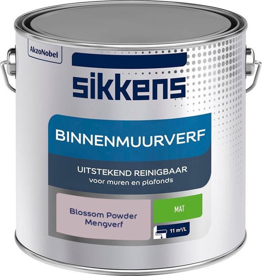 Sikkens Binnenmuurverf Muurverf Mengkleur Blossom Powder 2 5 Liter