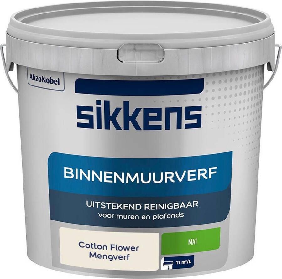 Sikkens Binnenmuurverf Muurverf Mengkleur Cotton Flower 5 Liter